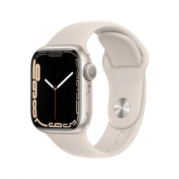 Apple Watch Series 7 GPS 41mm Aluminio Beige con Correa Deportiva Beige