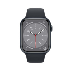 Apple Watch Series 8 GPS 45mm Aluminium Case with Midnight Sports Strap