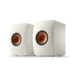 Kef LS50 Hi-Fi Speakers White Bookshelf (Par)