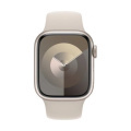 Apple Watch Series 9 GPS 41 mm Capa de alumínio Star White Star com bracelete desportiva Star White 