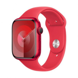 Apple Watch Series 9 GPS 41mm Caixa de alumínio com bracelete desportiva (PRODUCT) RED S/M