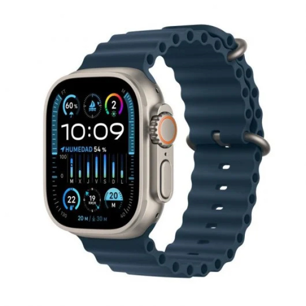 Apple Watch Ultra 2 GPS + Cellular Caixa de titânio de 49 mm com bracelete azul oceano