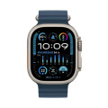 Apple Watch Ultra 2 GPS + Cellular 49mm Titanium Case with Ocean Blue Strap
