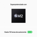 pple Macbook Air 2023 Apple M2/8GB/256GB SSD/GPU Deca Core/15.3 Prateado