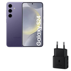 Samsung Galaxy S24 8/256GB Violeta Cobalto Grátis + Carregador