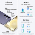 Samsung Galaxy S24 8/256GB Violeta Cobalto Grátis + Carregador