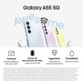 Samsung Galaxy A55 5G 8/256GB Azul Libre + Cargador