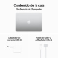 Apple MacBook Air Apple M3/8GB/256GB SSD/GPU 8 Núcleos/13.6'' Plata 