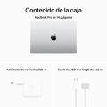 Macbook Pro Apple M3 Pro 12 Núcleos/18GB/1TB SSD/GPU 18 Núcleos/14'' plata