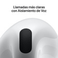 Auscultadores sem fios Apple AirPods 4 com estojo de carregamento