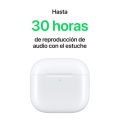 Auscultadores sem fios Apple AirPods 4 com estojo de carregamento