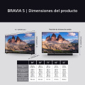 Sony TV 85'' Sony BRAVIA 5 K85XR55BP Mini LED, 4K HDR