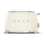 Smeg TSF01CREU Toaster 2 Slices 950W Cream 