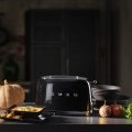 Smeg TSF01BLEU Toaster 2 Slices 950W Black Glossy 