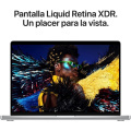 MacBook Pro 16'' Apple M5 Pro 18 núcleos 48GB 1TB SSD Apple GPU 20 núcleos macOS Plata 