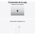 MacBook Pro 16'' Apple M5 Pro 18 núcleos 48GB 1TB SSD Apple GPU 20 núcleos macOS Plata 