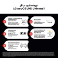 LG LED 43'' 43UA75006LA.AEU  4K UHD Smart TV WebOS AirPlay2 HDR