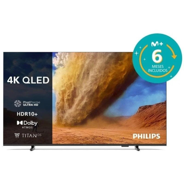 Philips QLED 55PUS7810 55'' 4K Quantum Dot Titan OS Dolby Atmos Alexa 