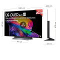 LG OLED 48'' LG OLED48C66 UHD 4K DVB T2 H 265 Negro