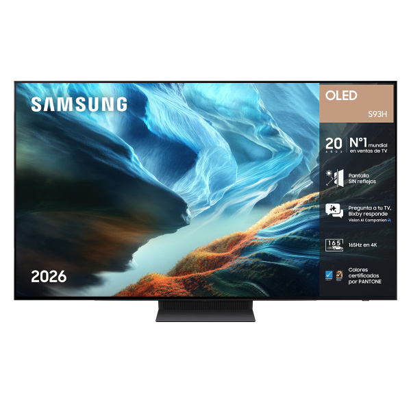 Samsung OLED 55'' TQ55S93HAEXXC 4K Smart TV SIN reflejos con Vision AI. 165Hz Ultimate Gaming Pack - Negro