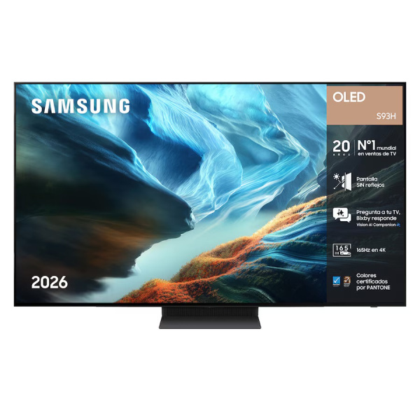 Samsung OLED  S93H  TQ65S93HAEXXC 65'' 4K Smart TV con IA y Pantalla sin Reflejos 