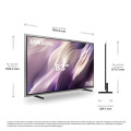 Televisão OLED da Samsung de 83'' - Samsung TQ83S99HAEXXC, Smart TV 4K sem reflexos com Vision AI. Modo Arte - Preto