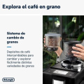 DeLonghi Rivelia EXAM440.55.B Cafetera Superautomática con Molinillo Integrado 19 Bares Negra 