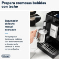 DeLonghi Rivelia EXAM440.55.B Cafetera Superautomática con Molinillo Integrado 19 Bares Negra 